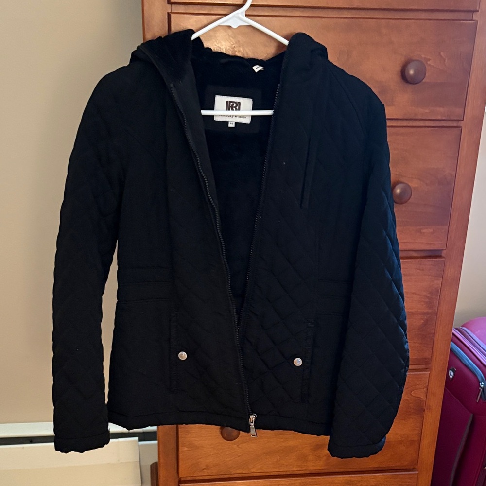 Laundry by Design Black Quilted Jacket